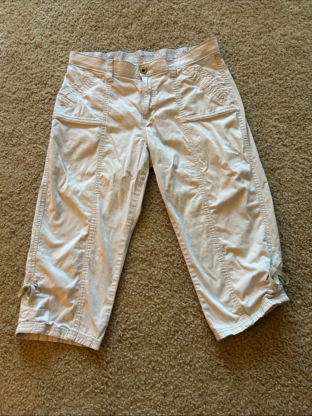 Lee Women's White Capris